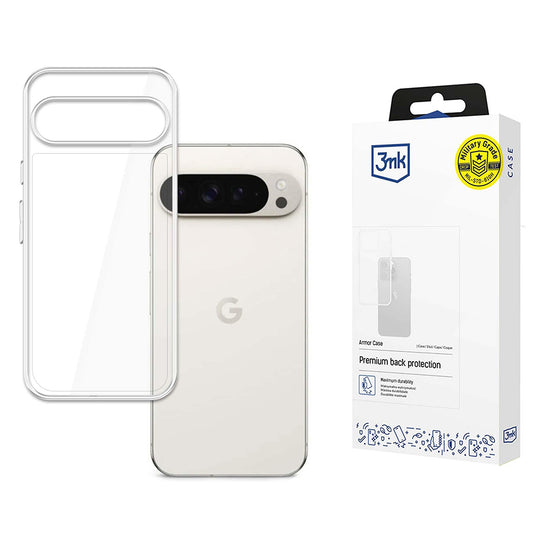 Ovitek za Google Pixel 9 Pro XL, 3MK, Armor, Prozoren