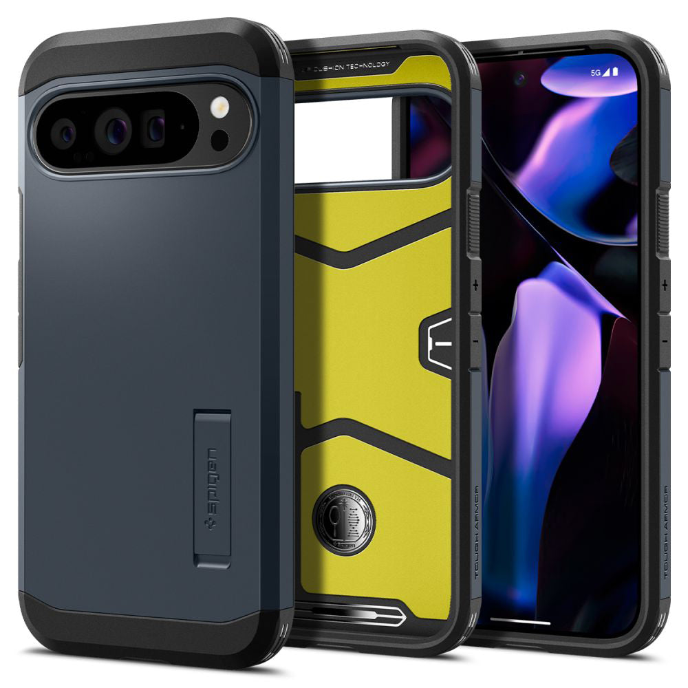 Ovitek za Google Pixel 9 Pro XL, Spigen, Tough Armor, Modra