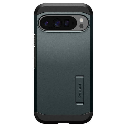 Ovitek za Google Pixel 9 Pro XL, Spigen, Tough Armor, Zelen