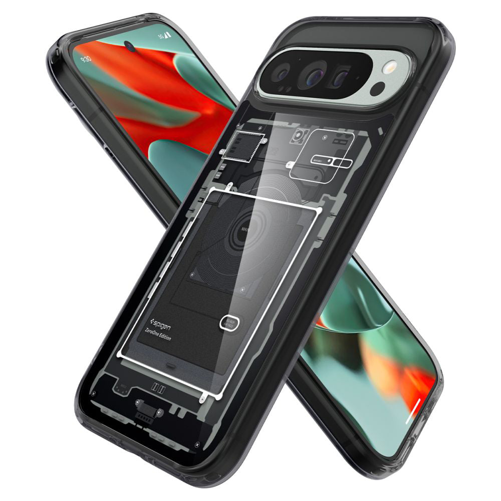 Ovitek za Google Pixel 9 Pro XL, Spigen, Ultra Hybrid Zero One, Črn ACS07722