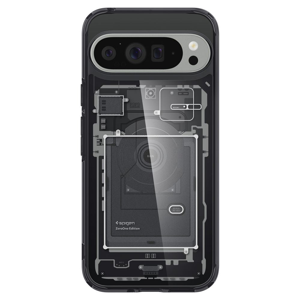 Ovitek za Google Pixel 9 Pro XL, Spigen, Ultra Hybrid Zero One, Črn ACS07722