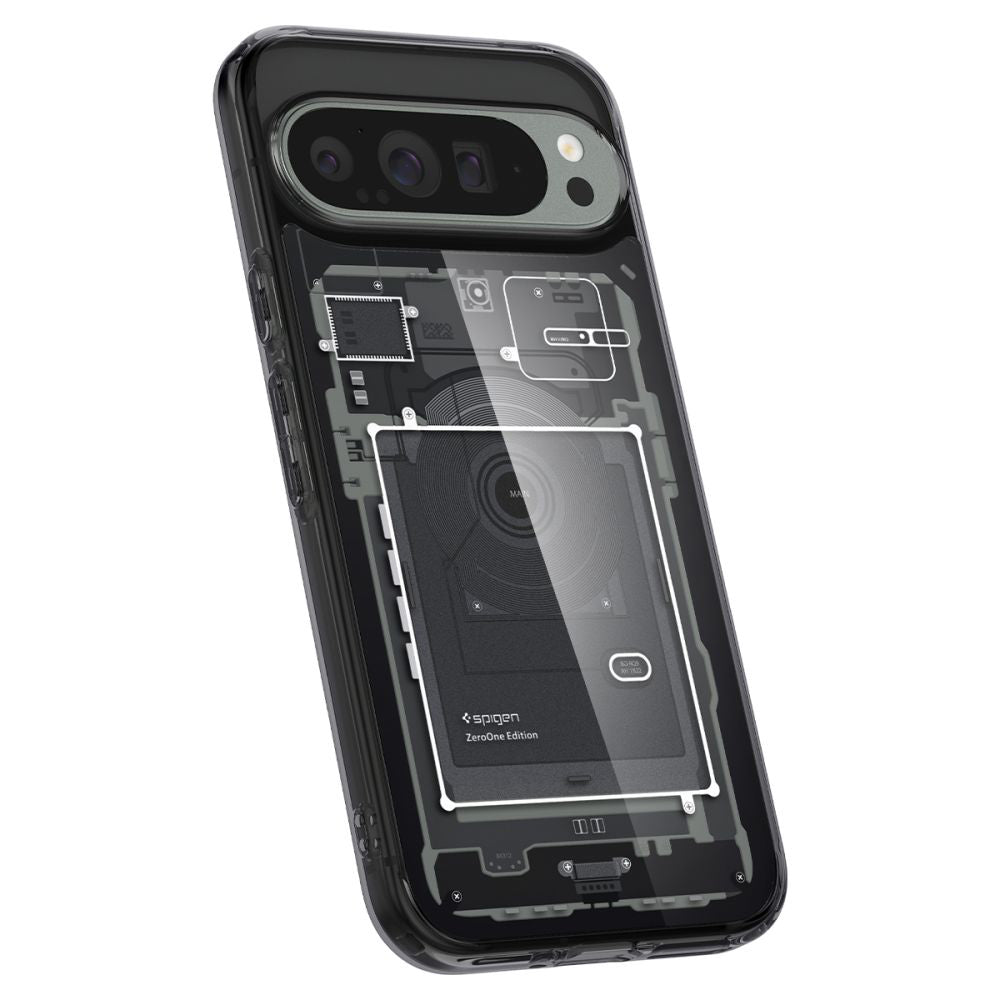 Ovitek za Google Pixel 9 Pro XL, Spigen, Ultra Hybrid Zero One, Črn ACS07722