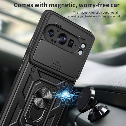 Case for Google Pixel 9 Pro XL, Techsuit, CamShield, Black