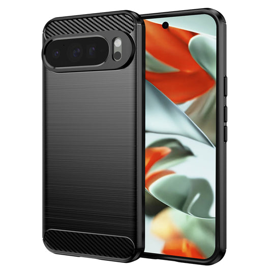 Ovitek za Google Pixel 9 Pro XL, Techsuit, Karbon, Črn