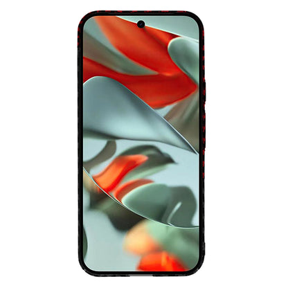 Ovitek za Google Pixel 9 Pro XL, Techsuit, Carbonite FiberShell, Črno Rdeč