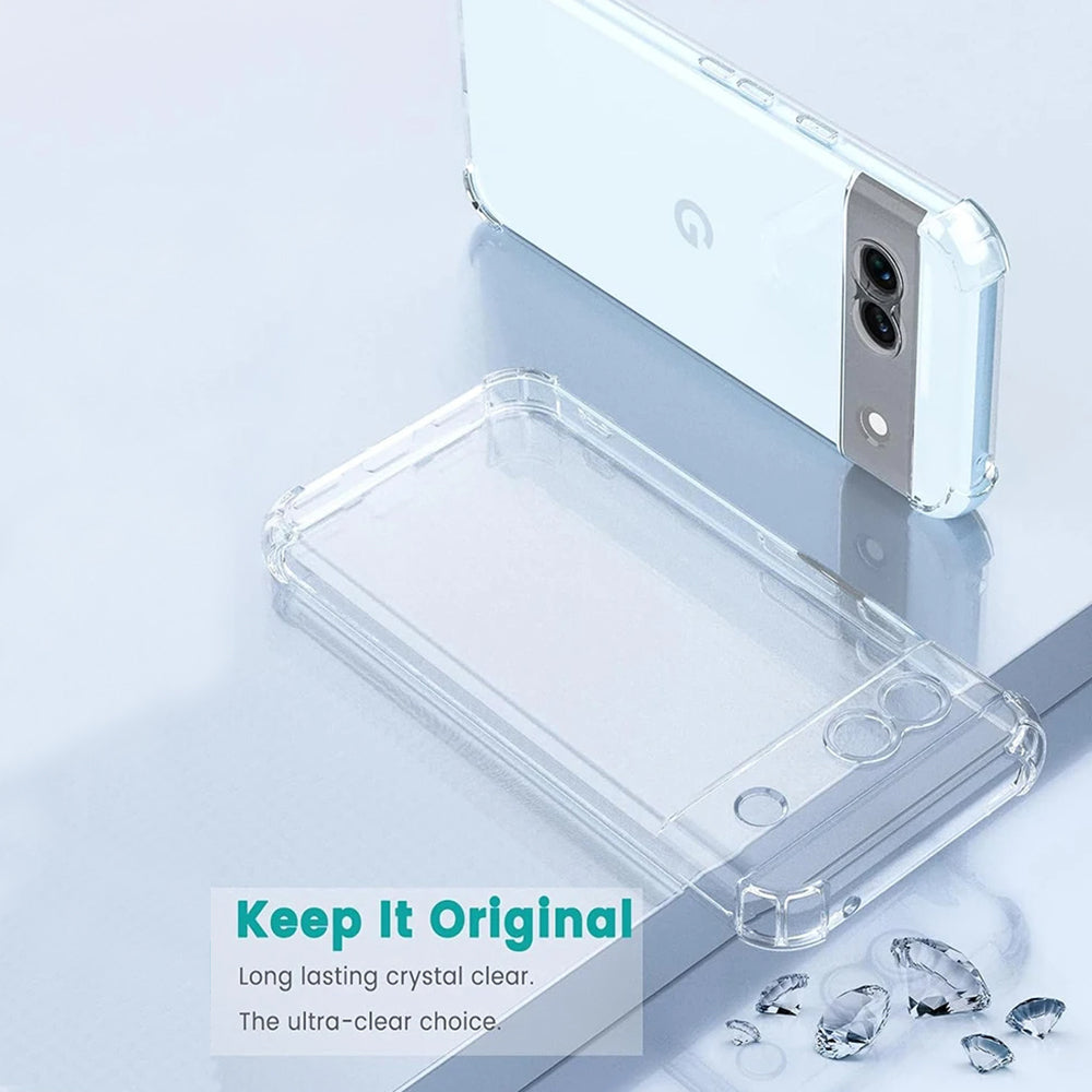 Ovitek za Google Pixel 9, Techsuit, Proti udarcem Prozoren, Prosojen