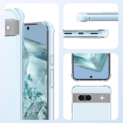 Ovitek za Google Pixel 9, Techsuit, Proti udarcem Prozoren, Prosojen