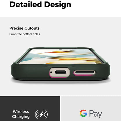 Ovitek za Google Pixel 9a, Ringke, Onyx, Temno zelena