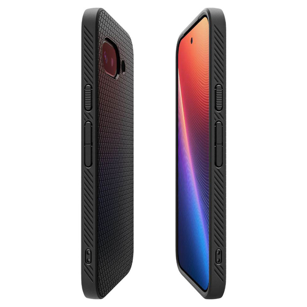 Ovitek za Google Pixel 9a, Spigen, Liquid Air, Mat Črna ACS09039