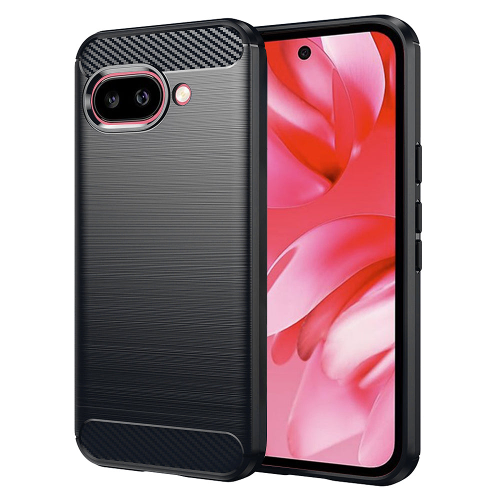 Ovitek za Google Pixel 9a, Techsuit, Karbon, Črn