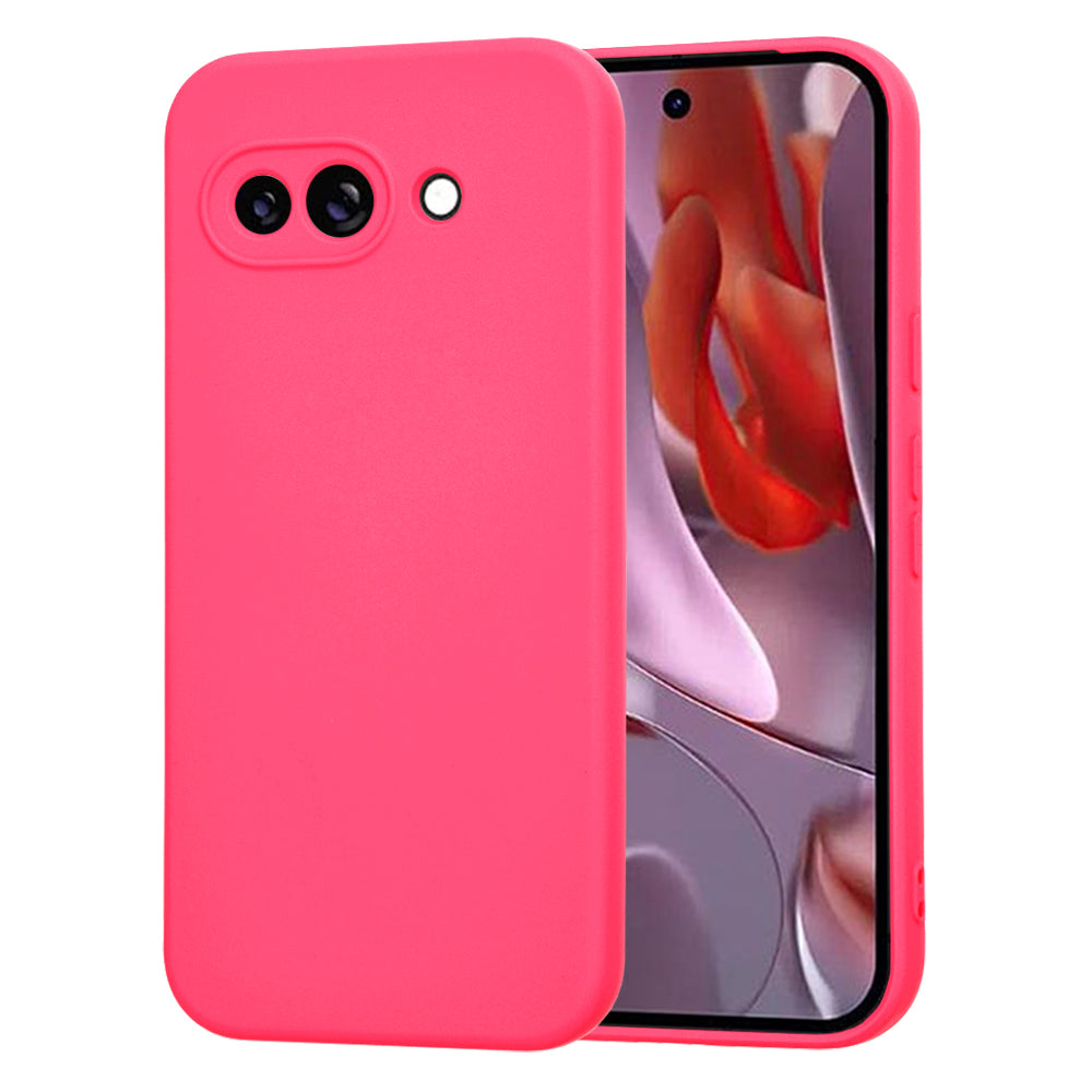 Ovitek za Google Pixel 9a, Techsuit, SoftFlex, Temno roza