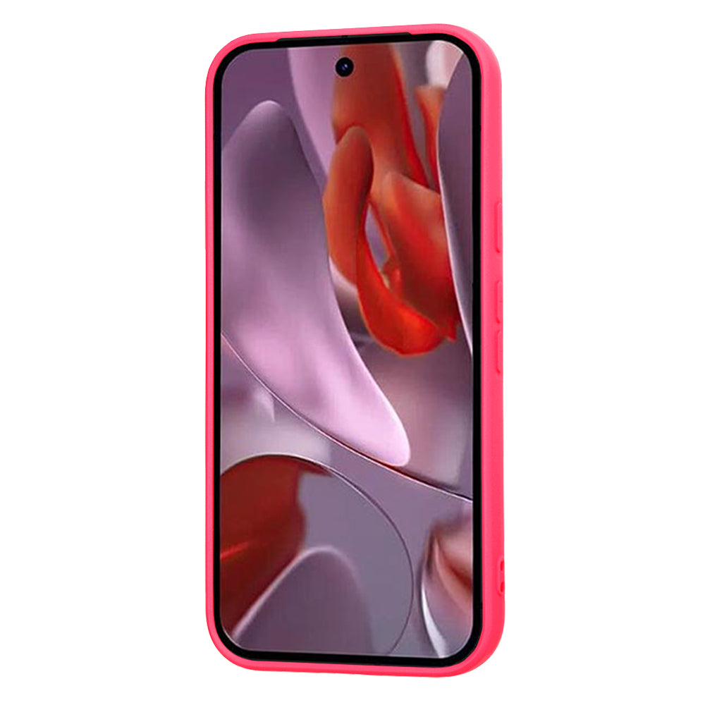 Ovitek za Google Pixel 9a, Techsuit, SoftFlex, Temno roza