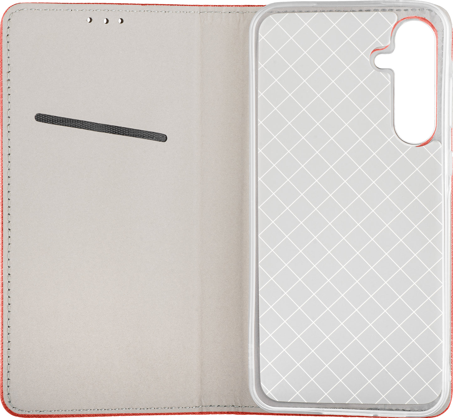 Ovitek za Honor 200, OEM, Smart Magnet, Rdeč