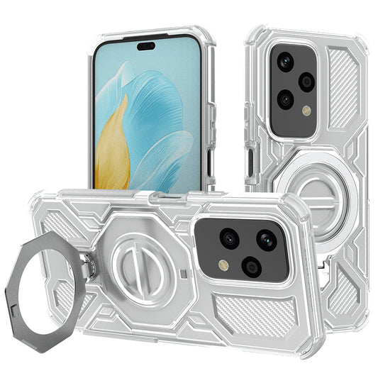 Ovitek za Honor 200 Lite, Techsuit, Carbon Shield Pro, Bela