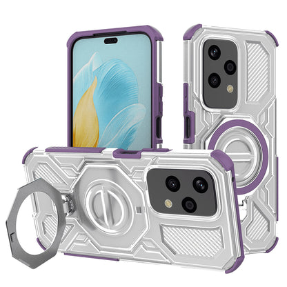 Case for Honor 200 Lite, Techsuit, Carbon Shield Pro, Purple