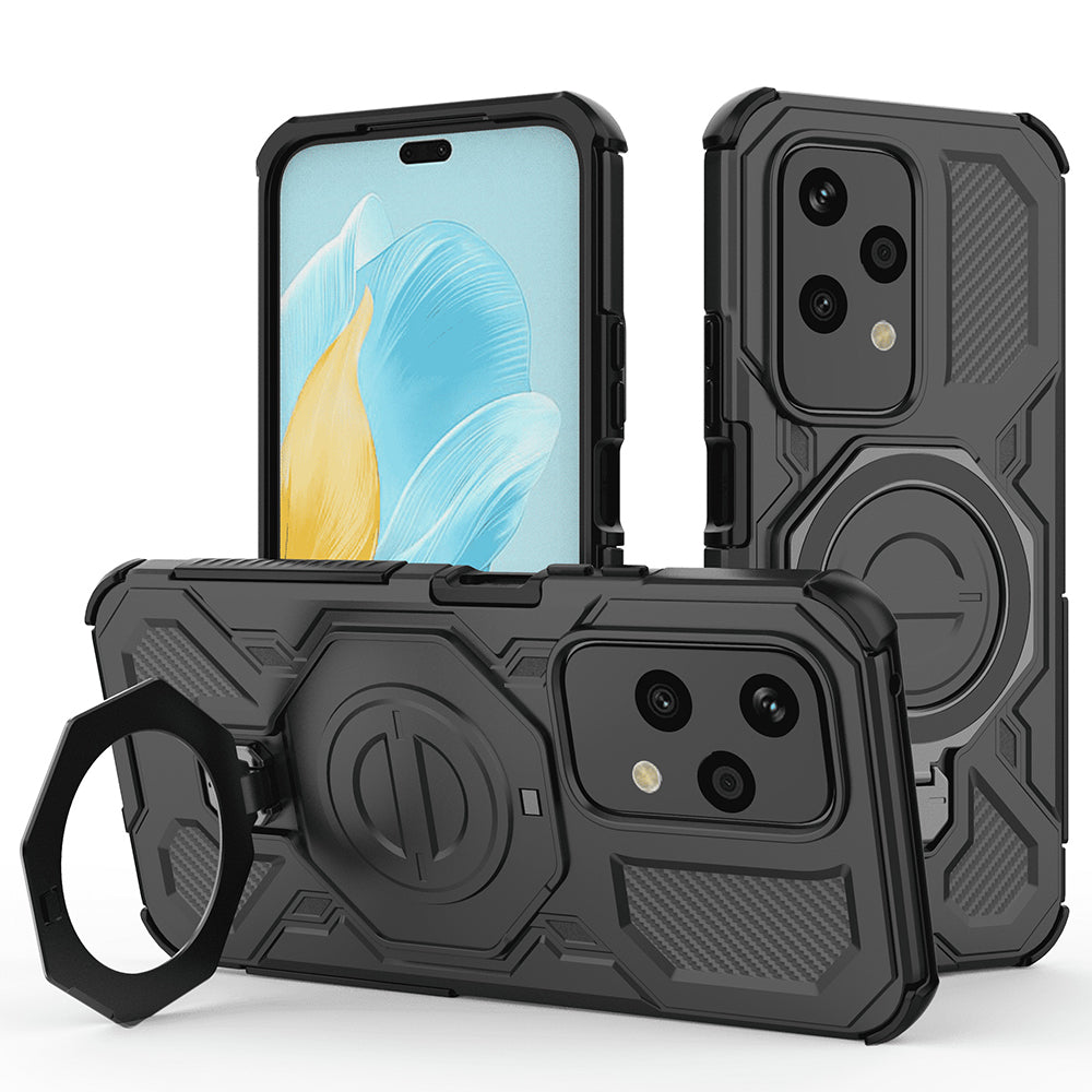 Ovitek za Honor 200 Lite, Techsuit, Carbon Shield Pro, Črn