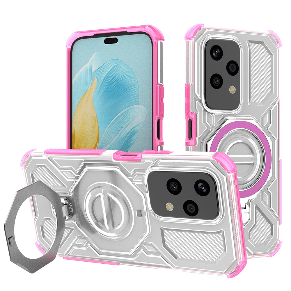 Case for Honor 200 Lite, Techsuit, Carbon Shield Pro, Pink