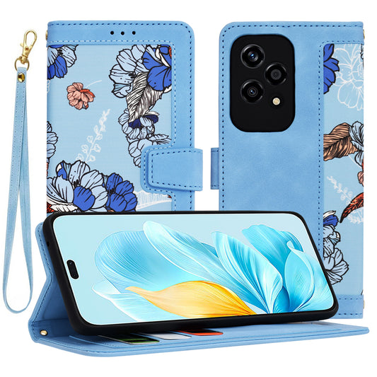 Ovitek za Honor 200 Lite, Techsuit, FlipCraft, modra