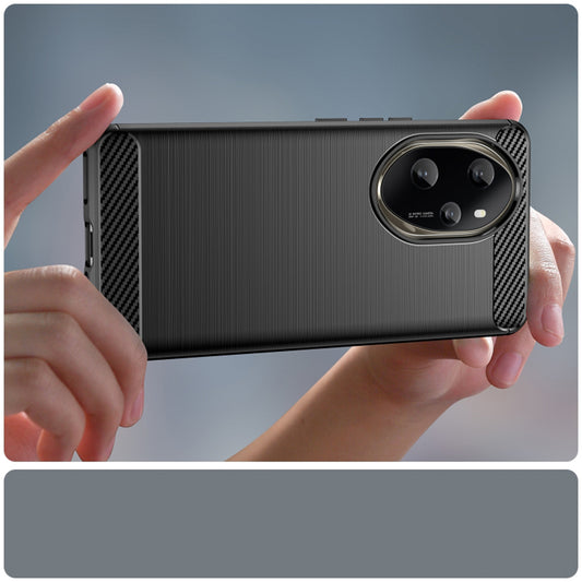 Ovitek za Honor 200 Pro, Techsuit, Karbon, Črn