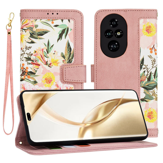Ovitek za Honor 200 Pro, Techsuit, FlipCraft, roza