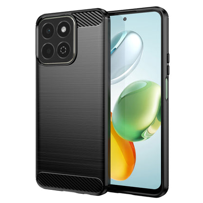 Ovitek za Honor 200 Smart, Techsuit, Karbon, Črn