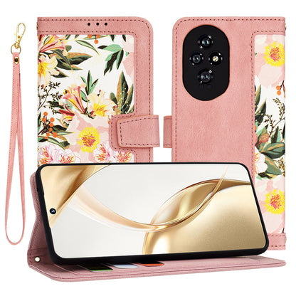 Ovitek za Honor 200, Techsuit, FlipCraft, roza