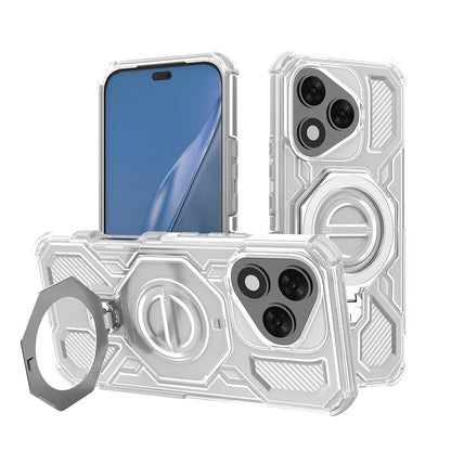 Ovitek za Honor 400 Lite, Techsuit, Carbon Shield Pro, Bela
