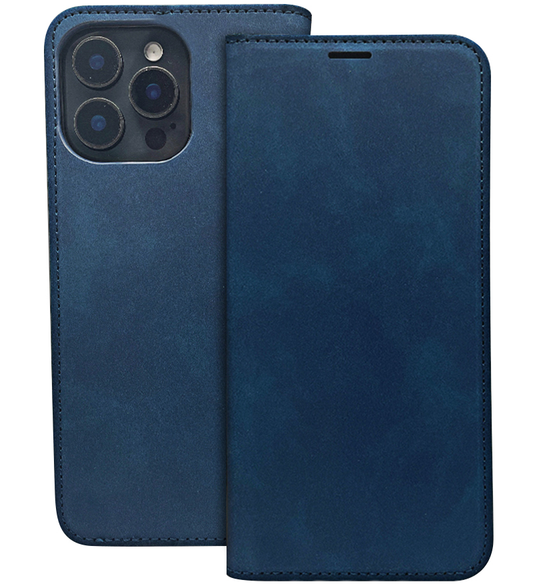 Ovitek za Honor 400 Lite, OEM, Smart Suede, Temno moder