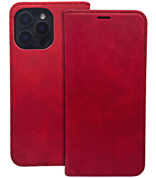 Ovitek za Honor 400 Lite, OEM, Smart Suede, Rdeč