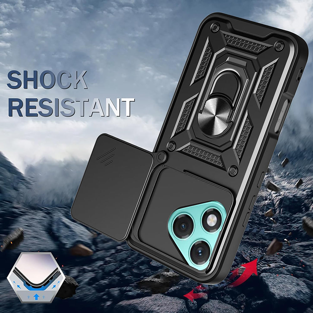 Ovitek za Honor 400 Lite, Techsuit, CamShield, modra