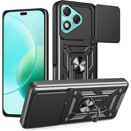 Ovitek za Honor 400 Lite, Techsuit, CamShield, Črn