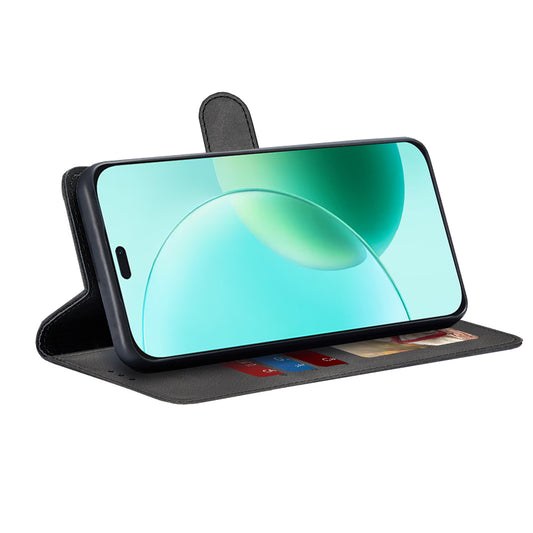 Ovitek za Honor 400 Lite, Techsuit, Diary Book, Črn
