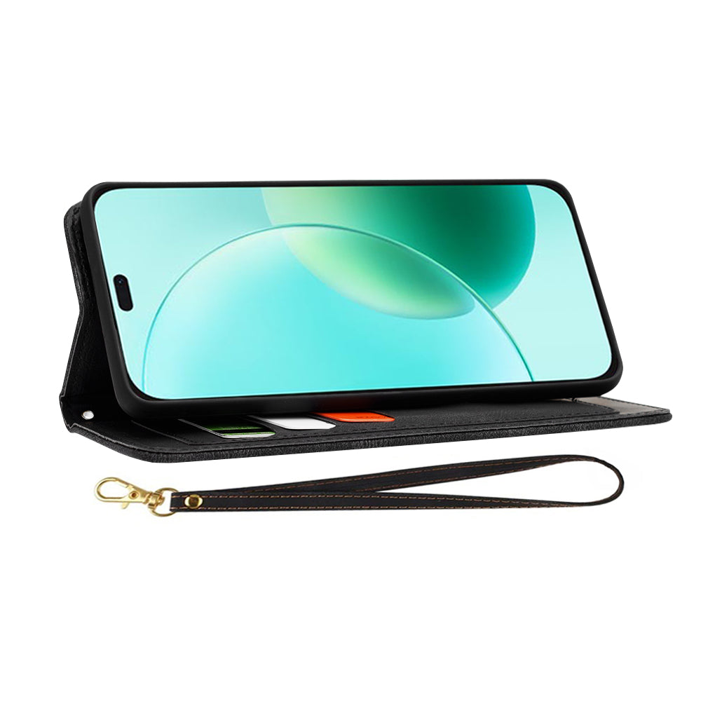Ovitek za Honor 400 Lite, Techsuit, FlipCraft, Črn