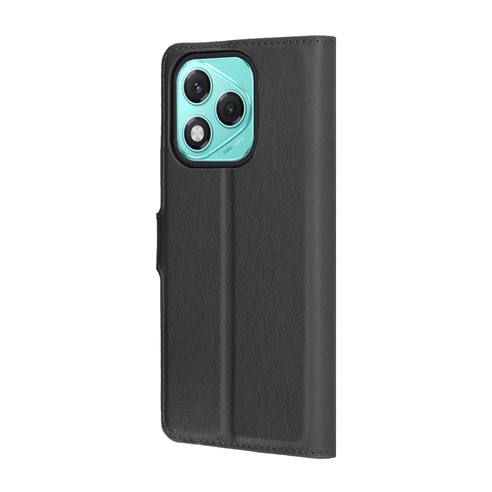 Ovitek za Honor 400 Lite, Techsuit, usnjeni folio, črn