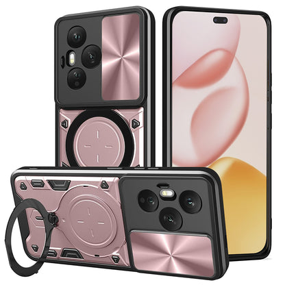 Ovitek za Honor 400 Pro, Techsuit, CamGuard Pro, rožnato zlata