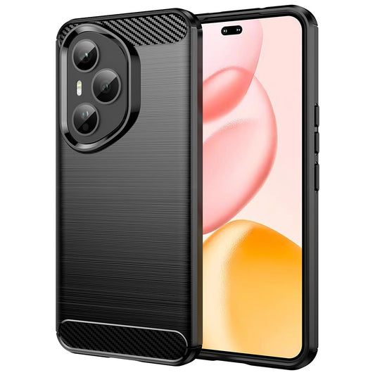 Ovitek za Honor 400 Pro, Techsuit, Karbon, Črn