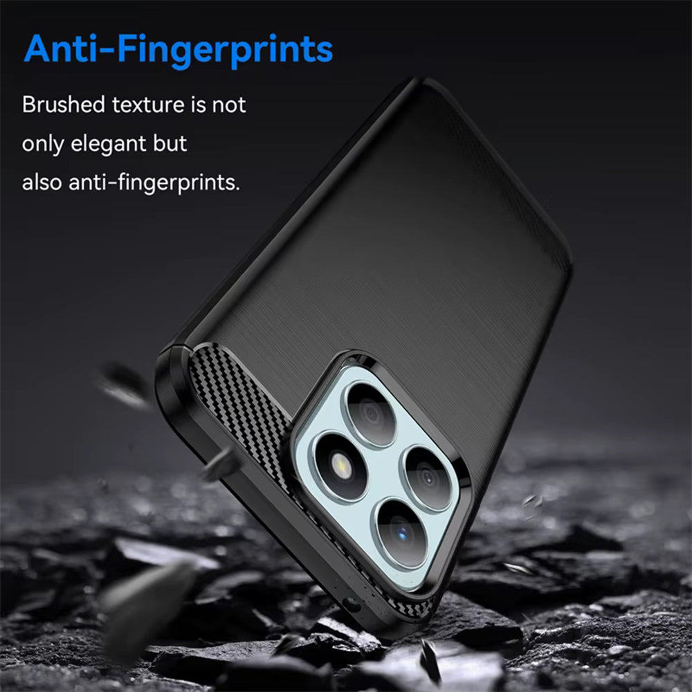 Ovitek za Honor 400 Smart 4G / X7d 4G / 400 Smart 5G, Techsuit, Carbon, Črna