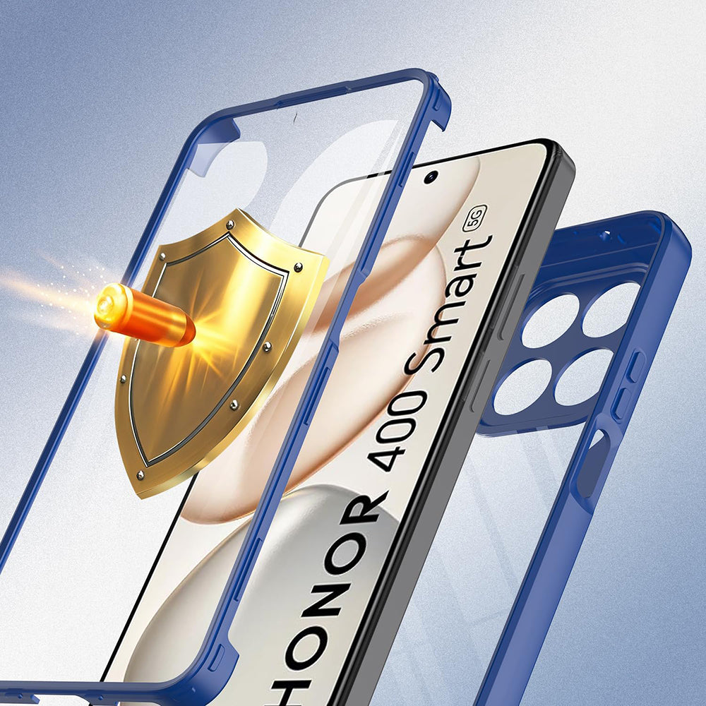 Ovitek za Honor 400 Smart 4G / X7d 4G / 400 Smart 5G, Techsuit, ColorVerse 360, Modra