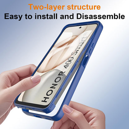 Ovitek za Honor 400 Smart 4G / X7d 4G / 400 Smart 5G, Techsuit, ColorVerse 360, Modra