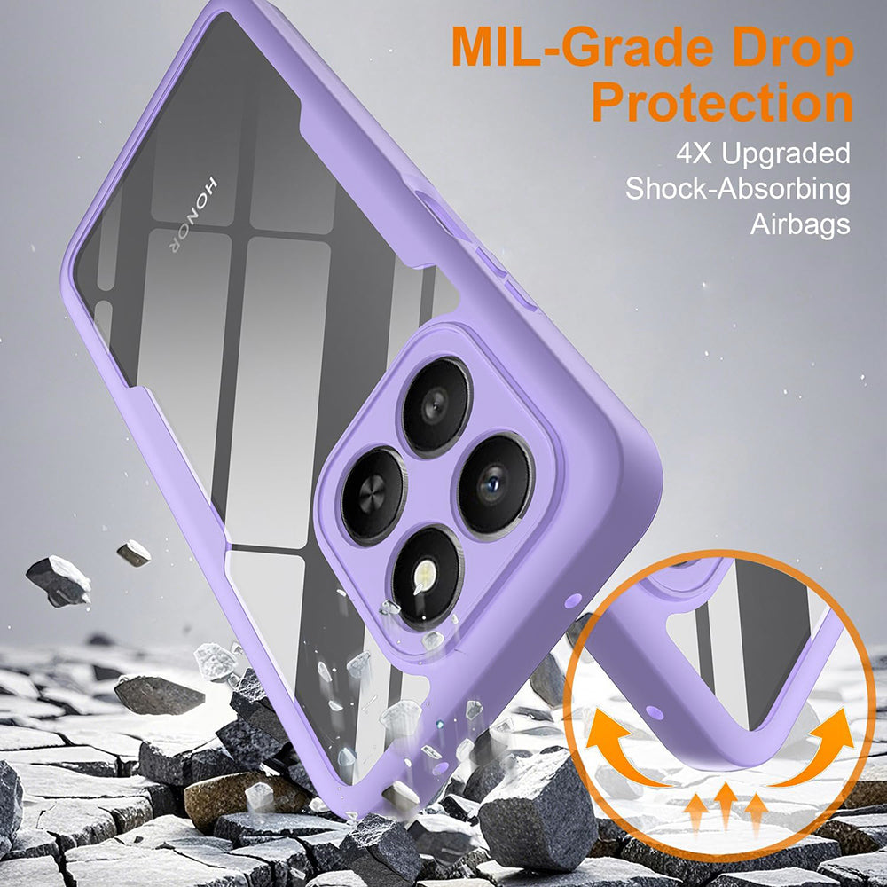 Ovitek za Honor 400 Smart 4G / X7d 4G / 400 Smart 5G, Techsuit, ColorVerse 360, Vijolična