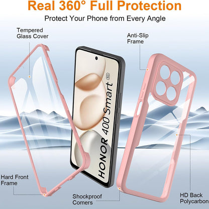 Ovitek za Honor 400 Smart 4G / X7d 4G / 400 Smart 5G, Techsuit, ColorVerse 360, Roza