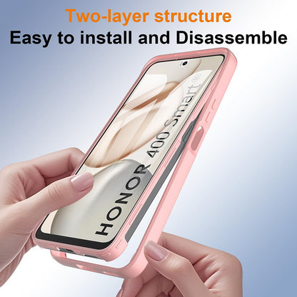 Ovitek za Honor 400 Smart 4G / X7d 4G / 400 Smart 5G, Techsuit, ColorVerse 360, Roza