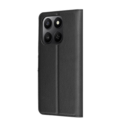 Ovitek za Honor 400 Smart 4G / X7d 4G / 400 Smart 5G, Techsuit, usnjen folio, črn
