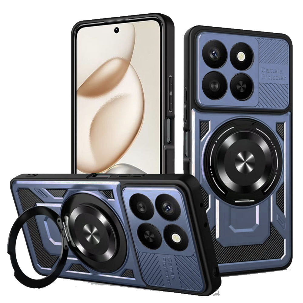 Ovitek za Honor 400 Smart 4G / X7d 4G / 400 Smart 5G, Techsuit, RuggedCam, Modra