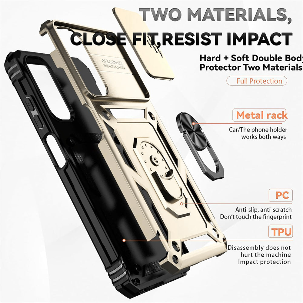Ovitek za Honor 400, Techsuit, CamShield, roza