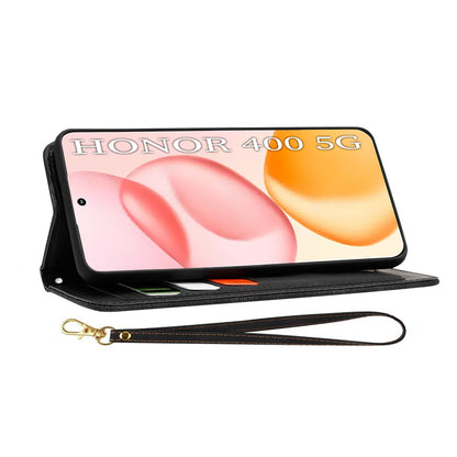 Ovitek za Honor 400, Techsuit, FlipCraft, Črn