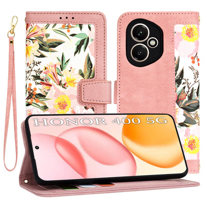 Ovitek za Honor 400, Techsuit, FlipCraft, roza