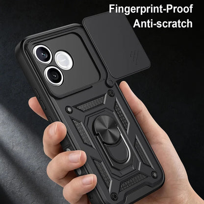 Ovitek za Honor 600 Lite, OEM, CamShield, Črn