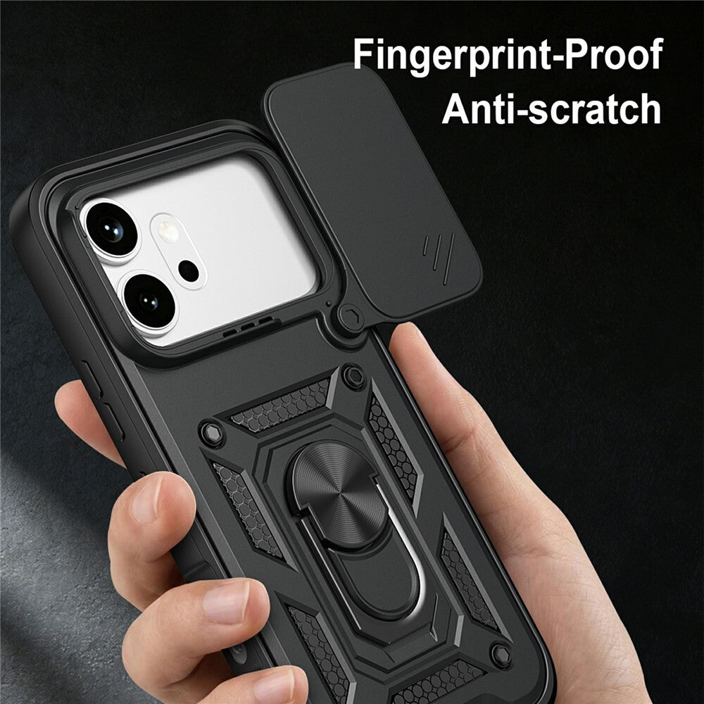Case for Honor 600, OEM, CamShield, Black