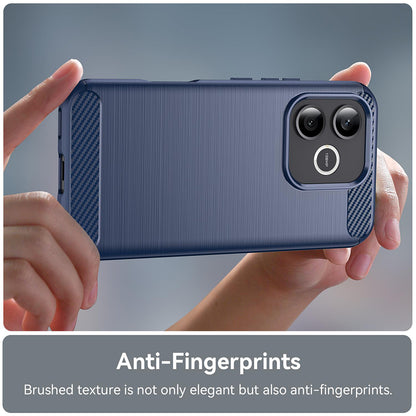 Ovitek za Honor 600 Lite, Techsuit, Carbon, Modra